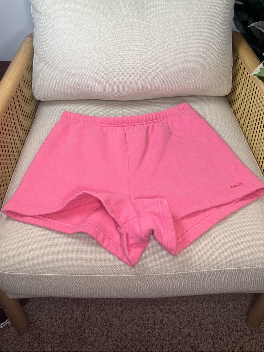 Aritzia Sweatfleece Cozy Fleece Hi Rise Mini Short 3” Size medium
